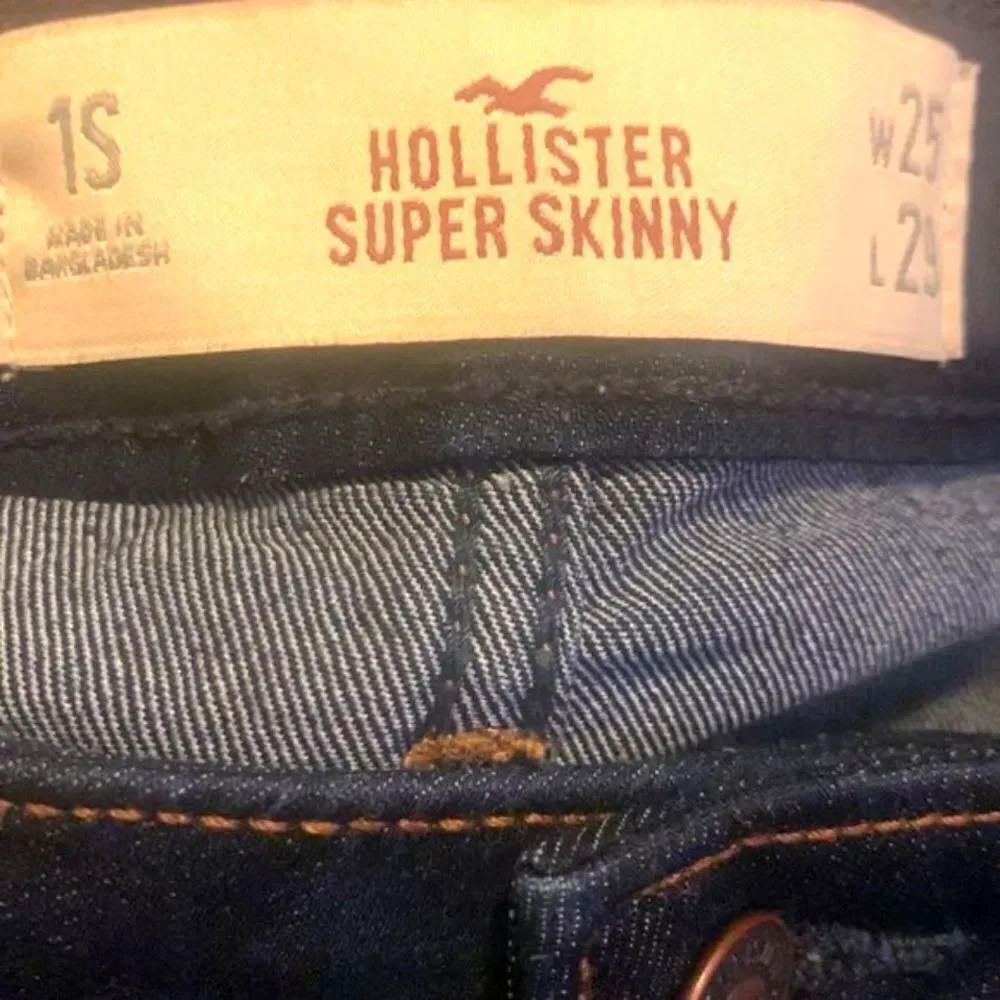 Hollister Women's Super Skinny Denim Blue Jeans Size 4